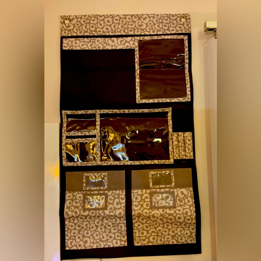 Thirty-One Leopard Print Hanging Organizer